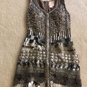Precious Formals metallic cocktail dress size 2